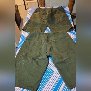 Blue stitch shorts pair of two